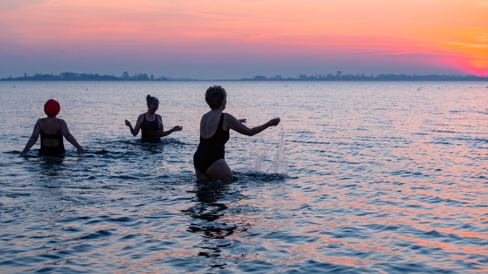 Vinterbadning på Ærø