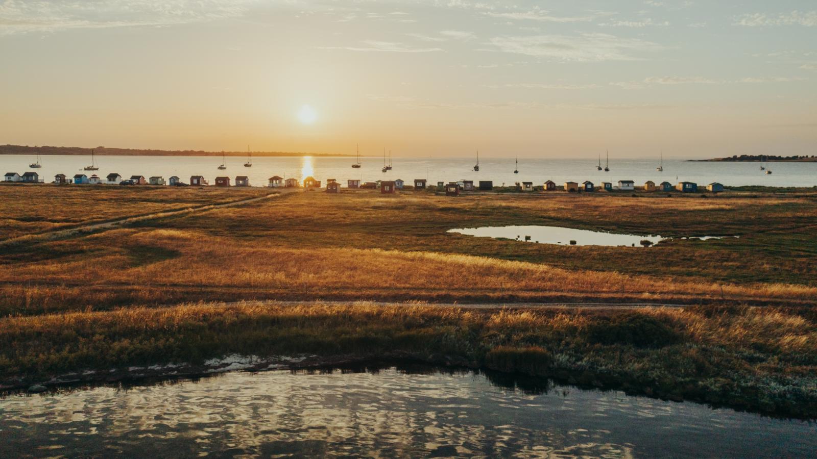 Badehusene på Ærø