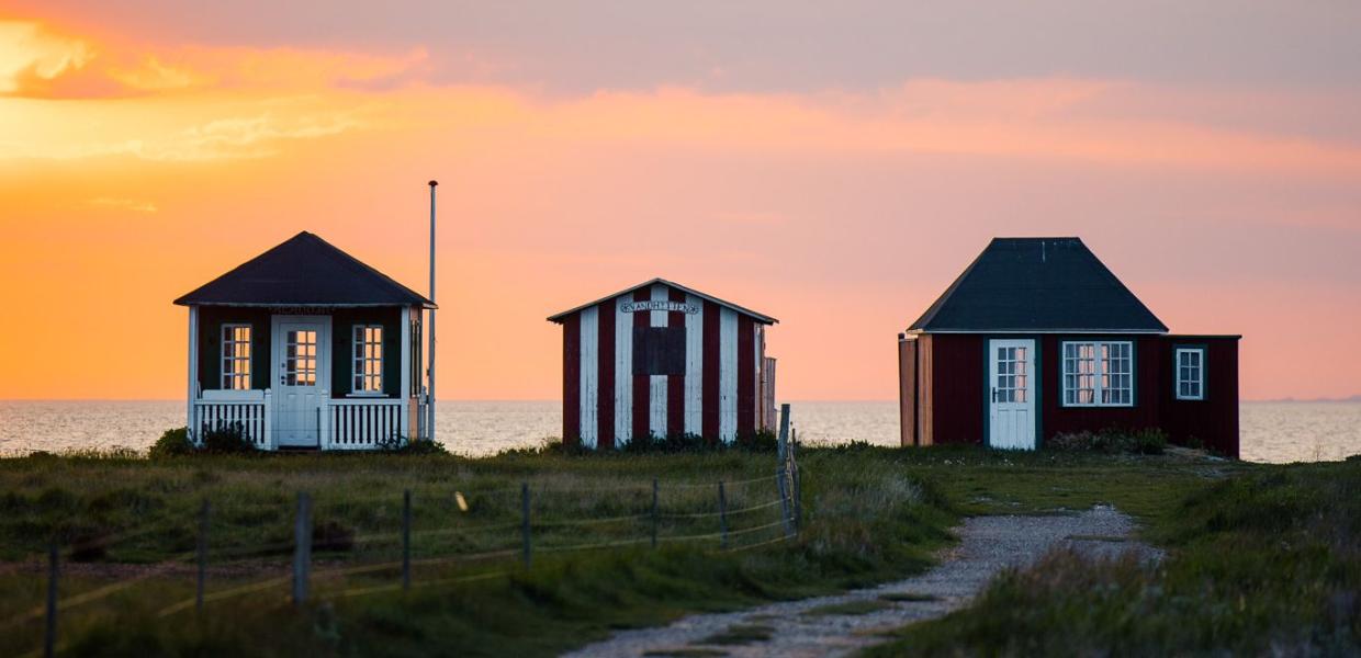 Badehuse på Ærø