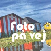 Foto på vej (badehuse Vesterstrand)