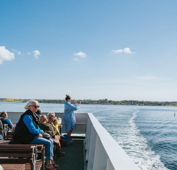 Ferien på Ærø starter ofte ombord på en af øens 5 færger.