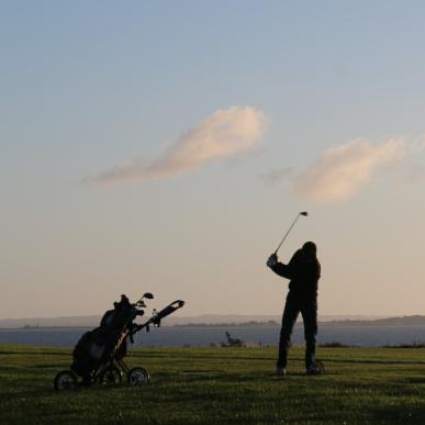 Golf en tidlig morgen