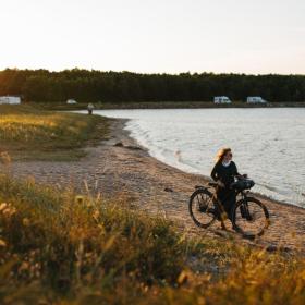 På cykel ved Eriks Hale